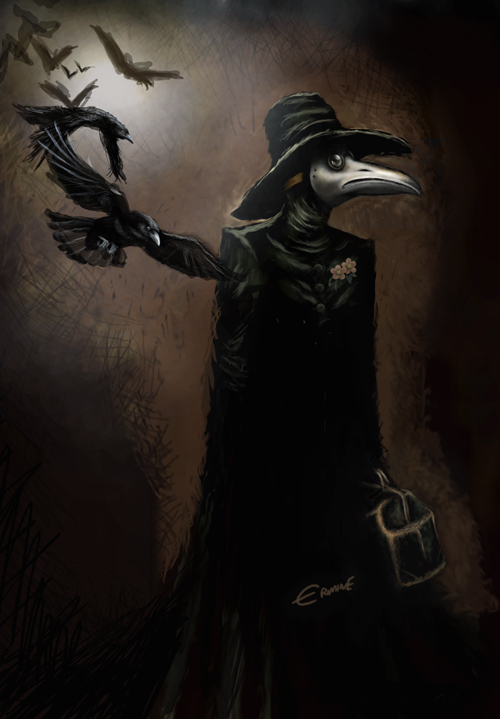 bubonic plague doctor. The Plague Doctor became a