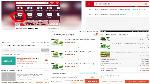 Cara Membeli Voucher Gratis Ongkir di Shopee