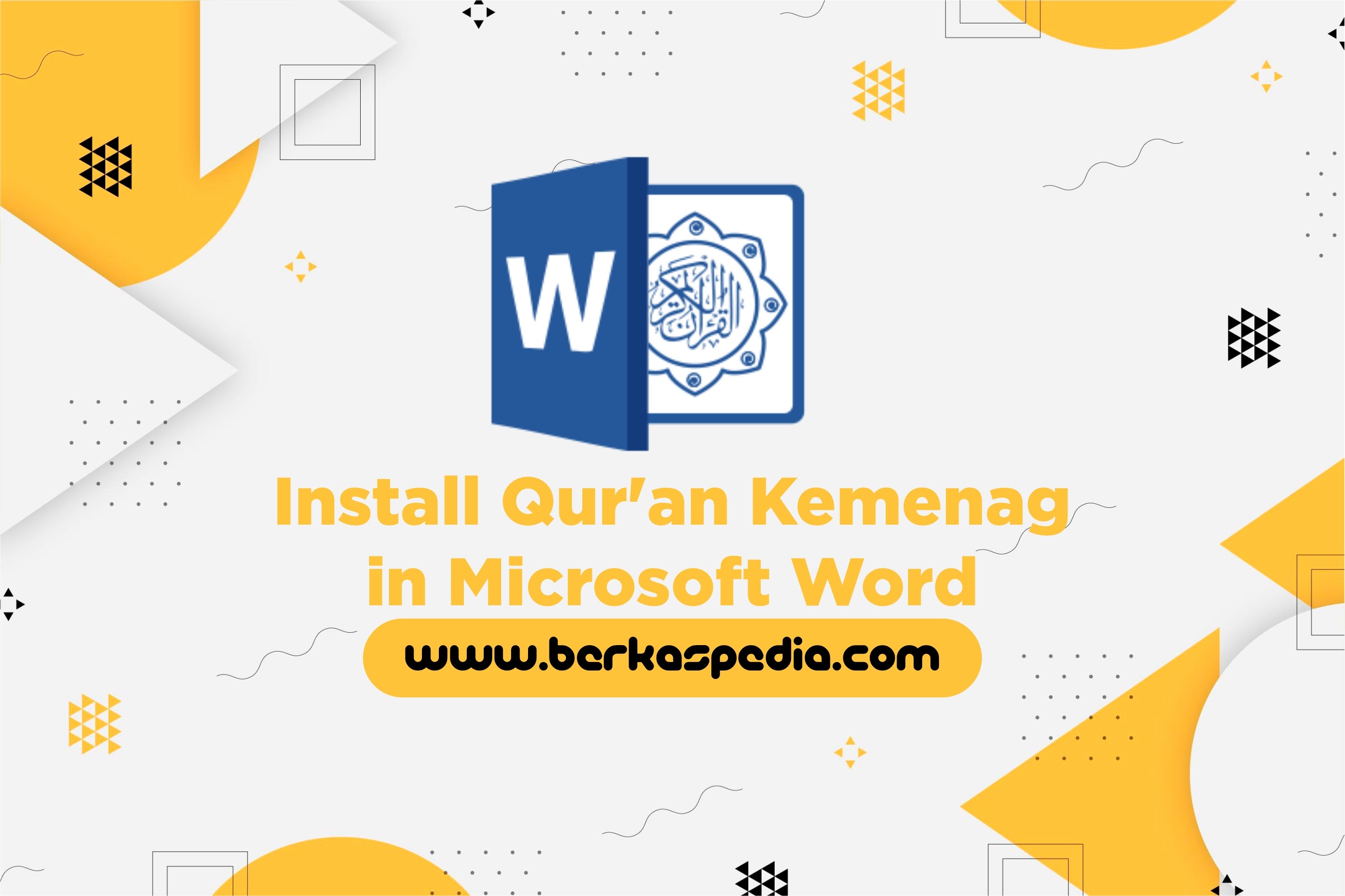 Install Quran in word