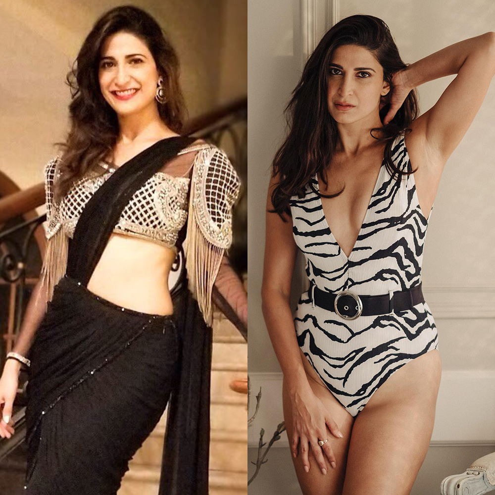 Aahana Kumra saree vs bikini hot actress