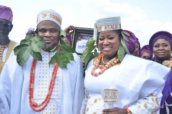 At The Chieftancy Ceremony Of Otunba & Yeye Asalu Of Odogbawojo In EPE