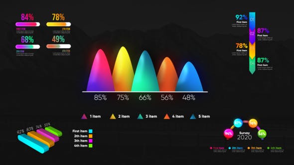 VideoHive – Infographic Modern Graphs Free Download For PC