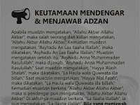 Empat Manfaat Menjawab Adzan 