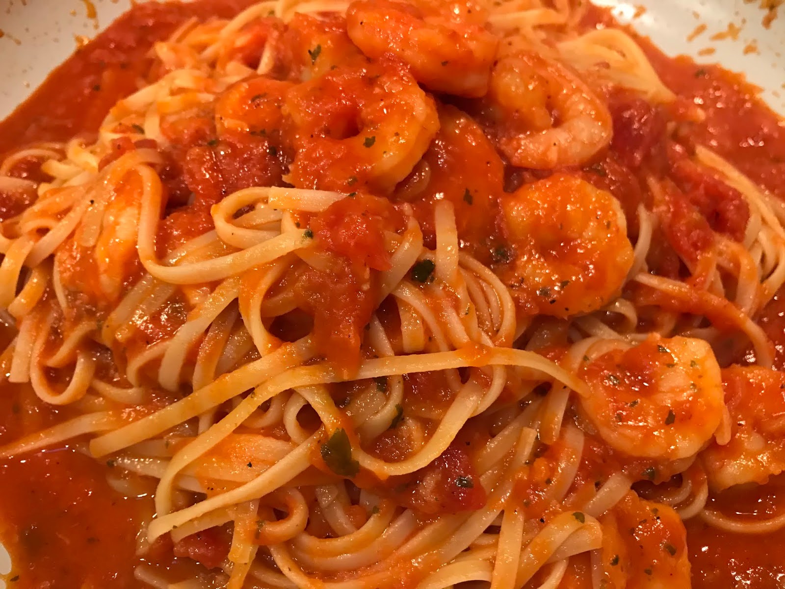 I Like to Bake and Cook Blog: Easy shrimp in chunky marinara sauce