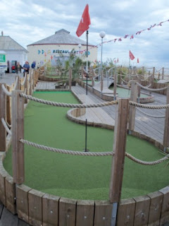 Crazy Golf course on Clacton Pier