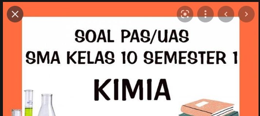 soal uas soal pas kimia kelas 10 11 12