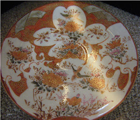 Japanese Kutani porcelain tea set, marked Kutani Zo 九谷ぞ