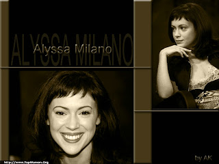 Alyssa Milano Photo Wallpaper