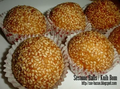 HaSue: I Love My Life: Sesame Balls / Kuih Bom