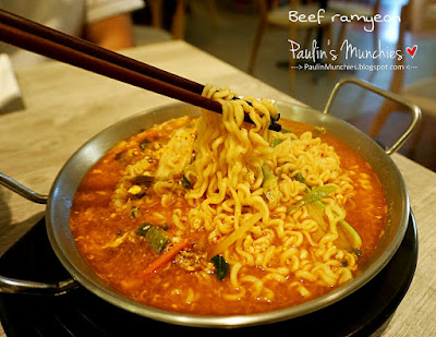 Beef ramyeon - Come N Joy Korean Restaurant at Millenia Walk - Paulin's Munchies