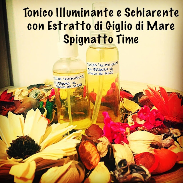 Tonico illuminate e schiarente all'estratto di giglio di mare - alcool free -