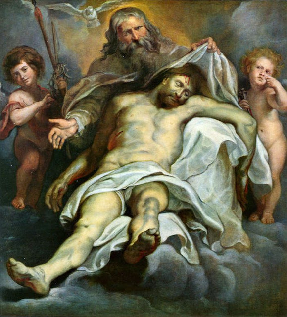 Holy Trinity , Peter Paul Rubens, Baroque painting