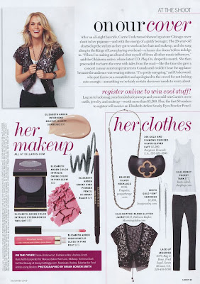 Carrie Underwood on Lucky Magazine pictures