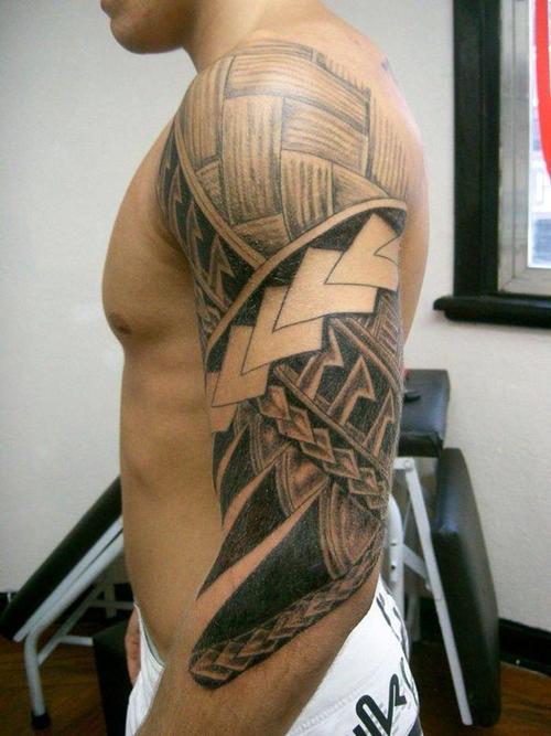 arm tribal tattoos for guys. Tribal Tattoos For Men Upper