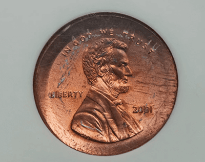 2001 Penny Value - no mint mark