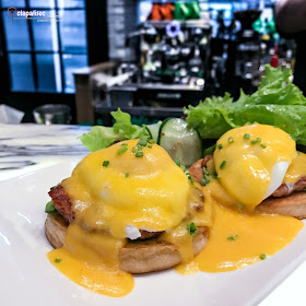 Naughty Eggs Benedict from Grind Bistro