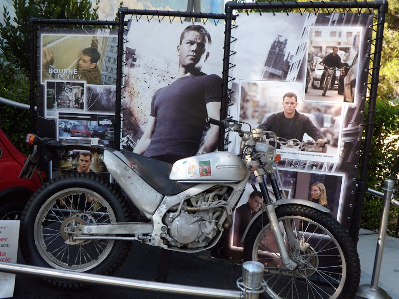 Matt Damon's Honda motorcycle from The Bourne Ultimatum
