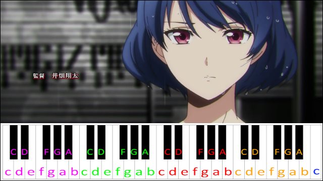 Domestic na Kanojo Opening Piano / Keyboard Easy Letter Notes for Beginners