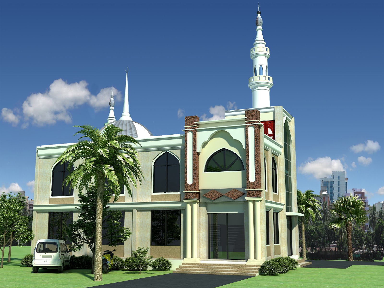53 Model  Desain Masjid  Minimalis  Modern Unik Terbaru 2022 