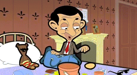 Kumpulan Gambar  Animasi Mr Bean Kartun Bergerak  Lucu  