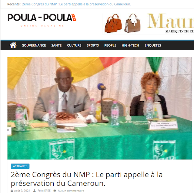 poula-poula.com reprend à son compte le 2ème Congrès du NMP