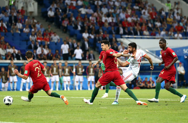 GOAL! Diego costa scores | Portugal 1-1 Spain (Video)