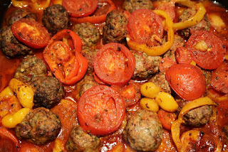  Baked Meatballs and Potatoes (Izmir Kofte)