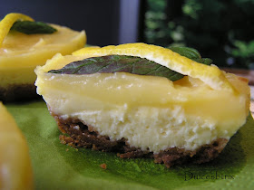 Tartaletas de queso y limón