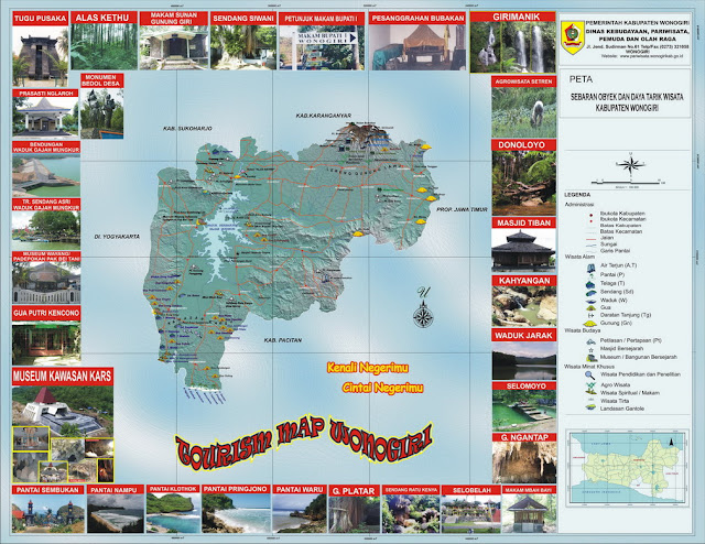  peta  pariwisata  wonogiri Wawan Listyawan