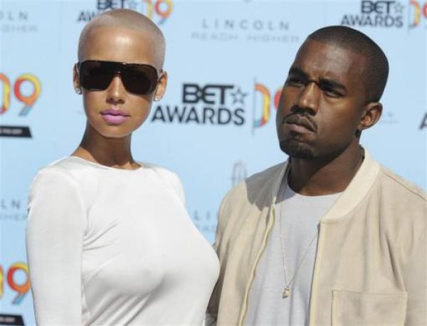 amber rose kanye west break up. Amber Rose and Kanye West