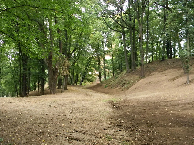 Park w Kamieńcu poddany jest rewitalizacji.