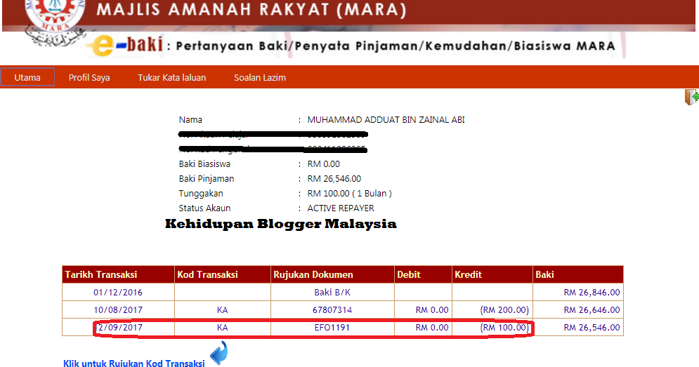 Diary UKM : Cara Bayar Pinjaman MARA Online (Bank Islam IB ...