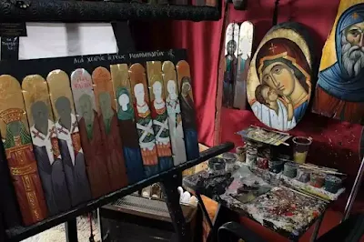 Mönch und Ikonenmaler - Maghreb Sage