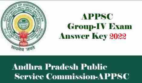 APPSC answer key pdf