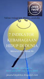 7 INDIKATOR KEBAHAGIAAN HIDUP DI DUNIA