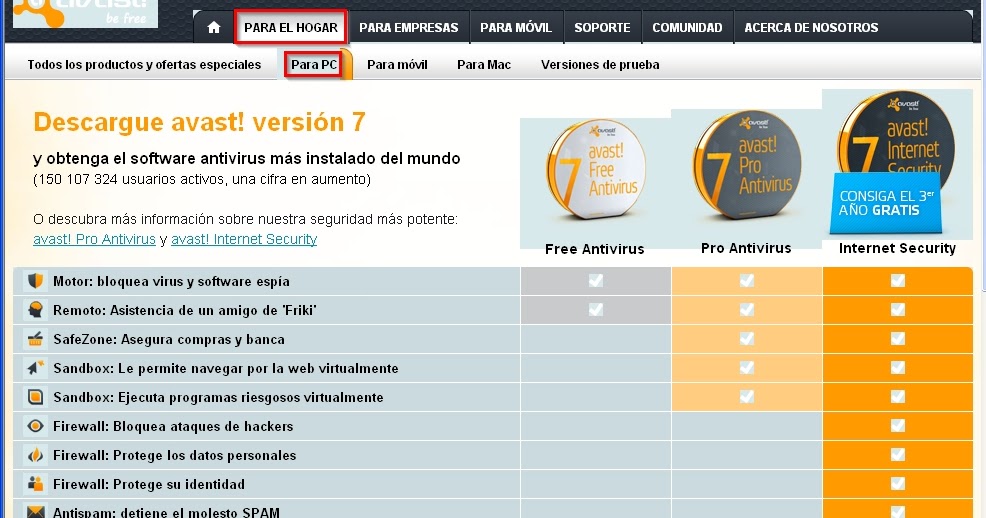 Bicimática: Avast! - Antivirus gratuito para el PC