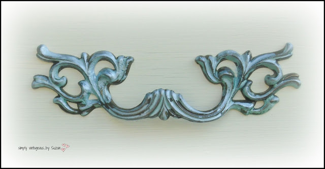 French Provincial dresser knobs - painted