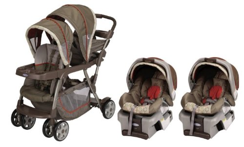 Graco Double Stroller And Carseat Combo