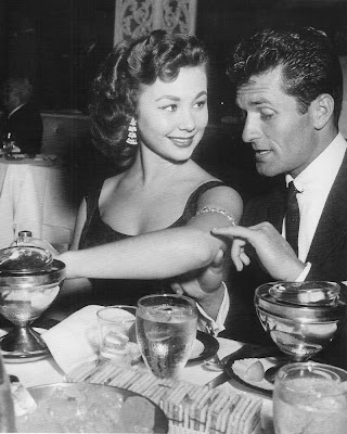 Mitzi Gaynor and Hugh Obrien