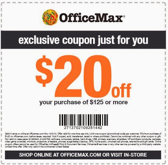 office max coupons 2018