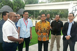  Indra Iskandar Supervisi Anjungan Papua untuk Kunjungan Wakil Ketua Parlemen Rumania