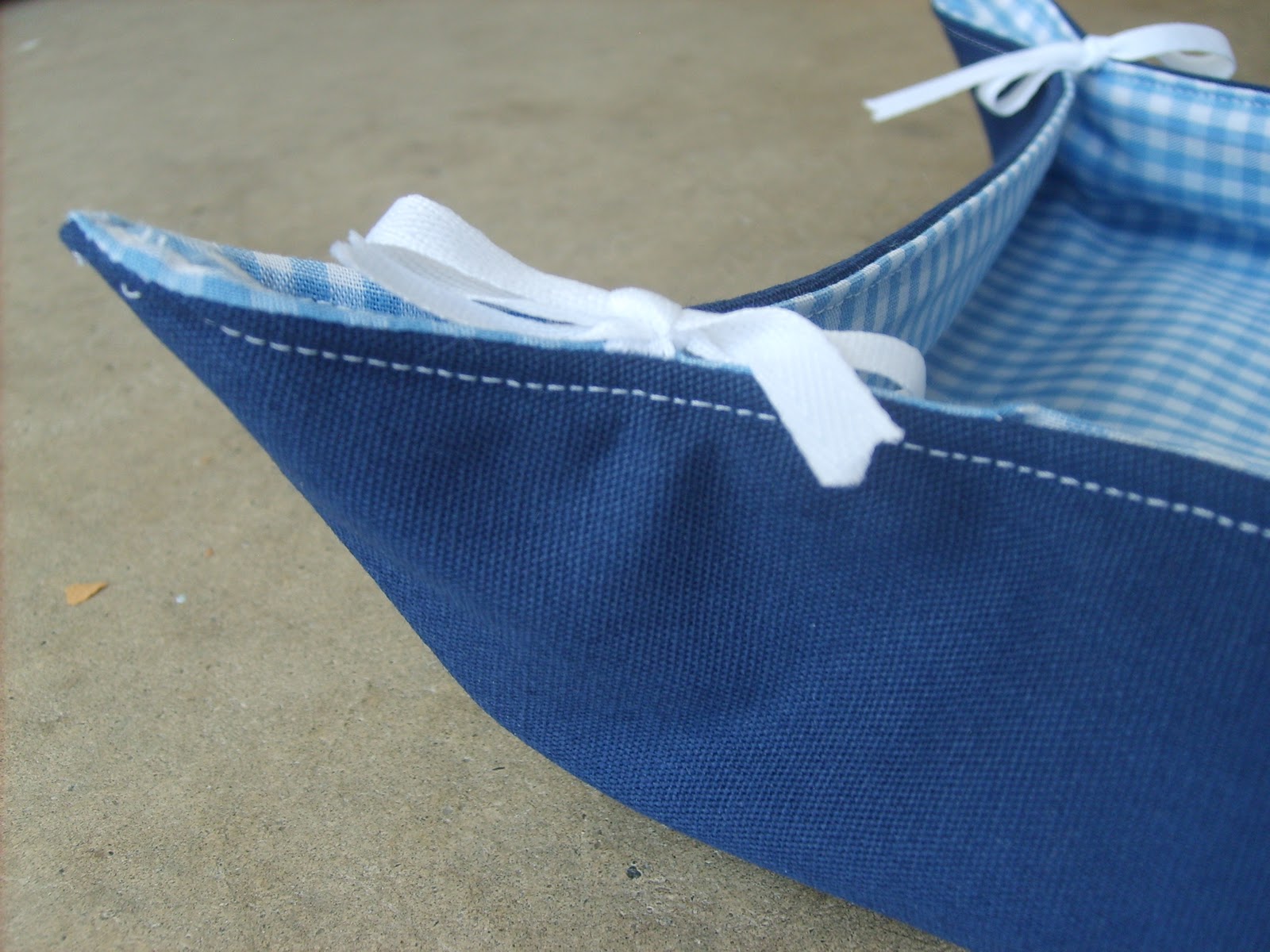 Reversible Fabric Basket Tutorial