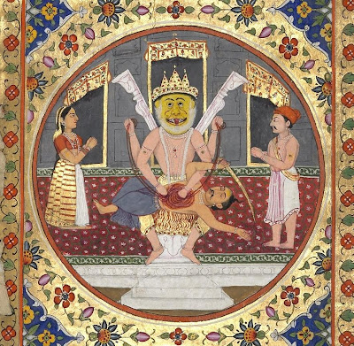 17th century scroll - Bhāgavatam