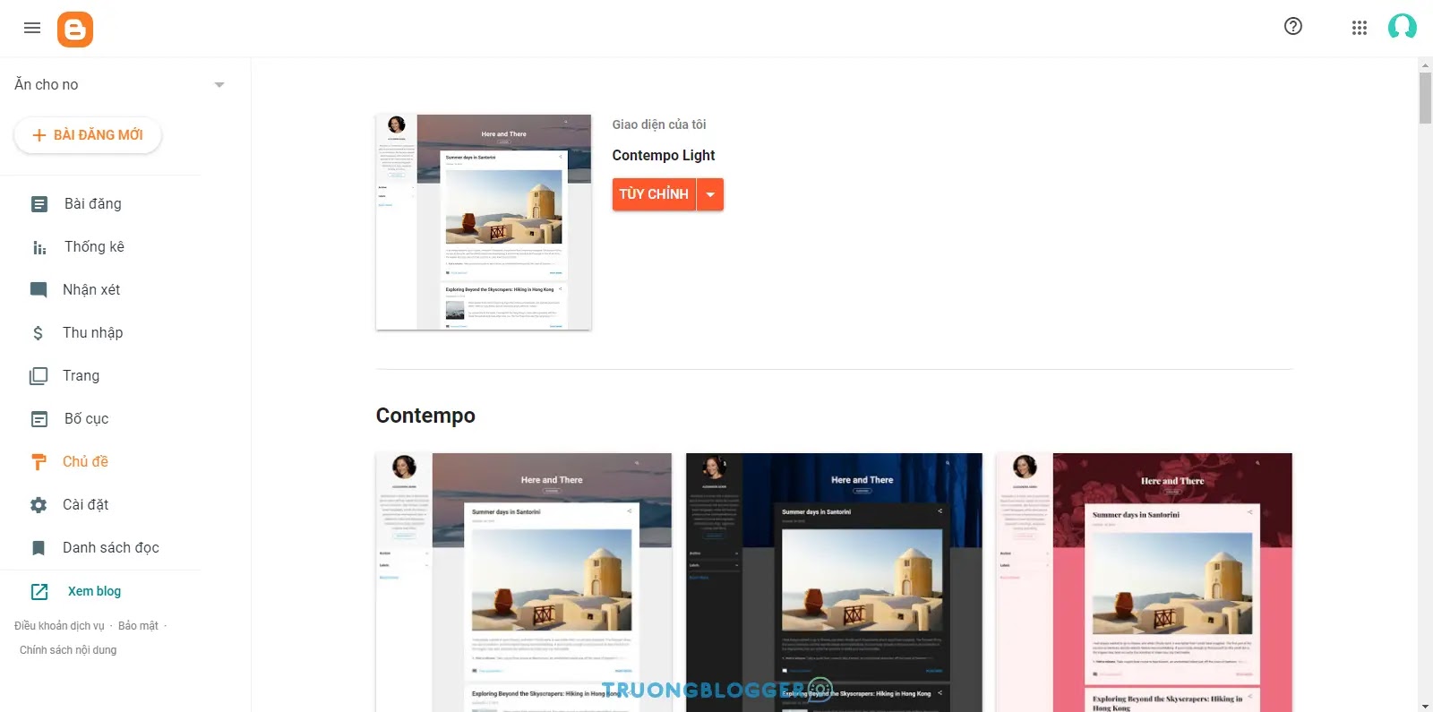 Hướng dẫn tạo website bằng Blogger - Thật dễ dàng và miễn phí