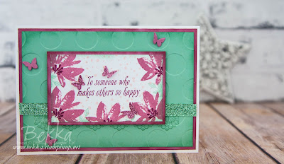 Avant Garden Special Thank You Card made with Stampin' Up! UK Supplies which are available here