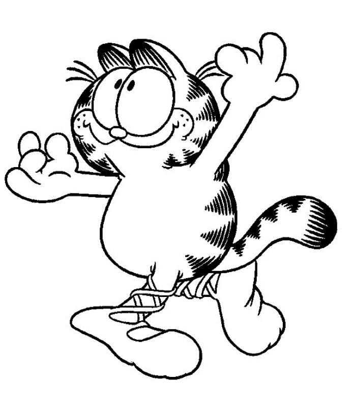 Garfield – Desenhos para Colorir e Imprimir