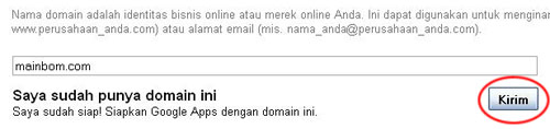 Cara Membuat Akun Google Apps Untuk Domain