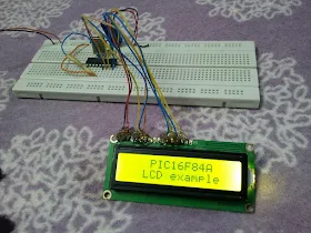 Interface PIC microcontroller with LCD