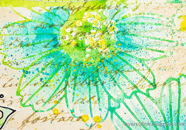 Layers of ink - Misted Flowers Art Journal Tutorial by Anna-Karin Evaldsson.