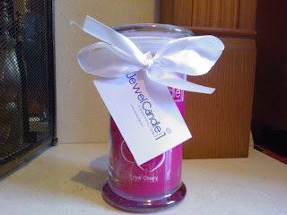 Jewel Candle Pink Cherry